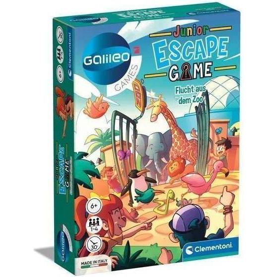 Clementoni Galileo Escape Game Junior Flucht aus dem Zoo (Deutsch)