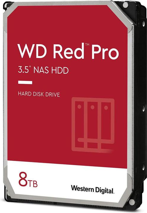 Productafbeelding WD Red Pro interne harde schijf 8 (WD8005FFBX) (8 TB, 3.5")