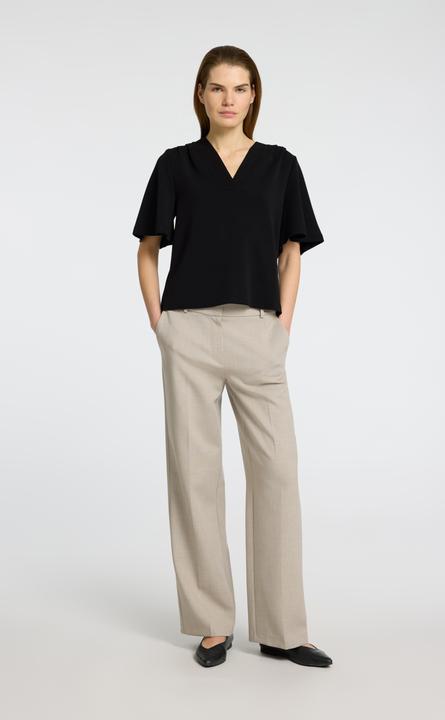 Actual product image Selected Femme Slftenny Ss V-Neck Top Noos (XS)