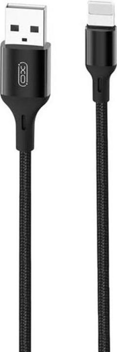 Actual product image xO Cable USB to Lightning NB143, 1m (black) (1 m, 12 W)