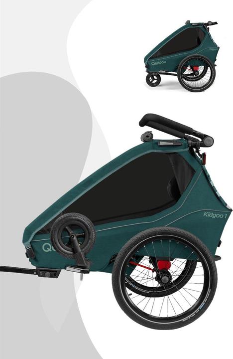 Produktbild Qeridoo Kidgoo 1 - Kinderfahrradanhänger für 1 Kind