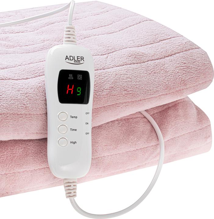 Produktbild Adler AD 7443 Electric heating throw-blanket, Super soft, Pink