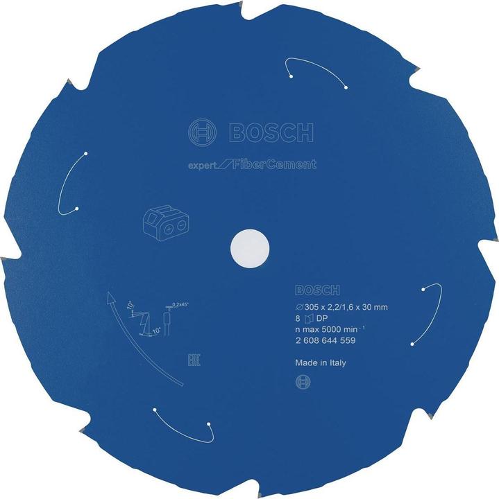 Produktbild Bosch Professional Zubehör Akku-Kreissägeblatt Expert for Fibre Cement, 305 x 2,2/1,6 x 30, 8 Zähne