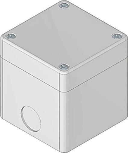 Immagine prodotto RS PRO Stazione di controllo Alloggiamento vuoto x Ø 22mm, 70 x 70 x 74mm, grigio, ABS, IP 65