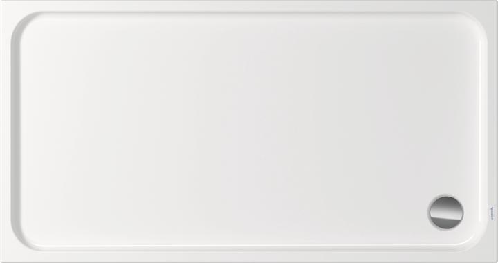 Actual product image Duravit Rectangular shower tray D-CODE white 1700x900x85mm