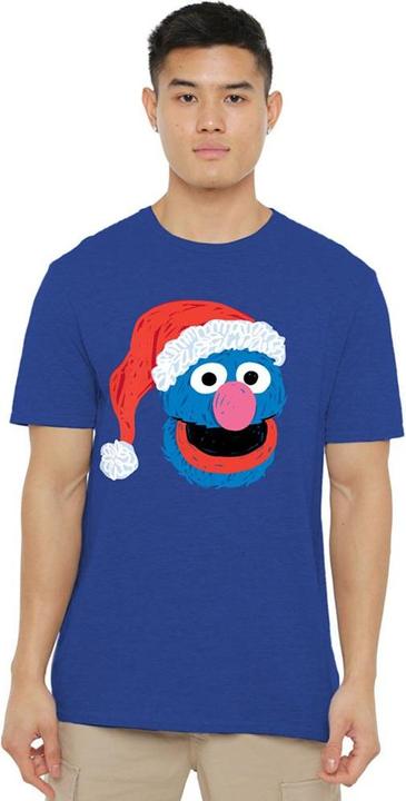 Produktbild TShirt meliert weihnachtliches Design (M)