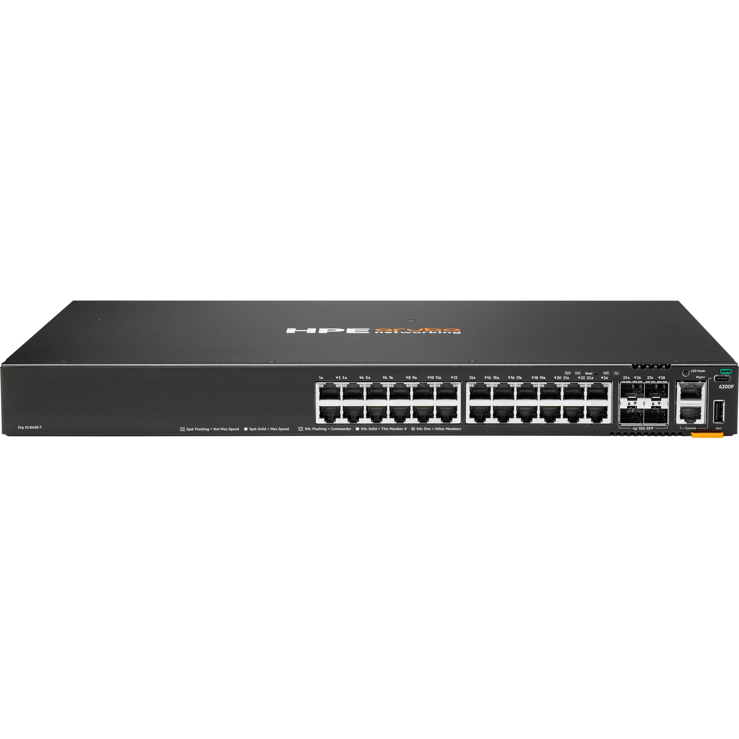 Aruba Switch Hpe Networking Cx 6200F 24G 4Sfp+ (It) (24 Porte), Switch Di Rete