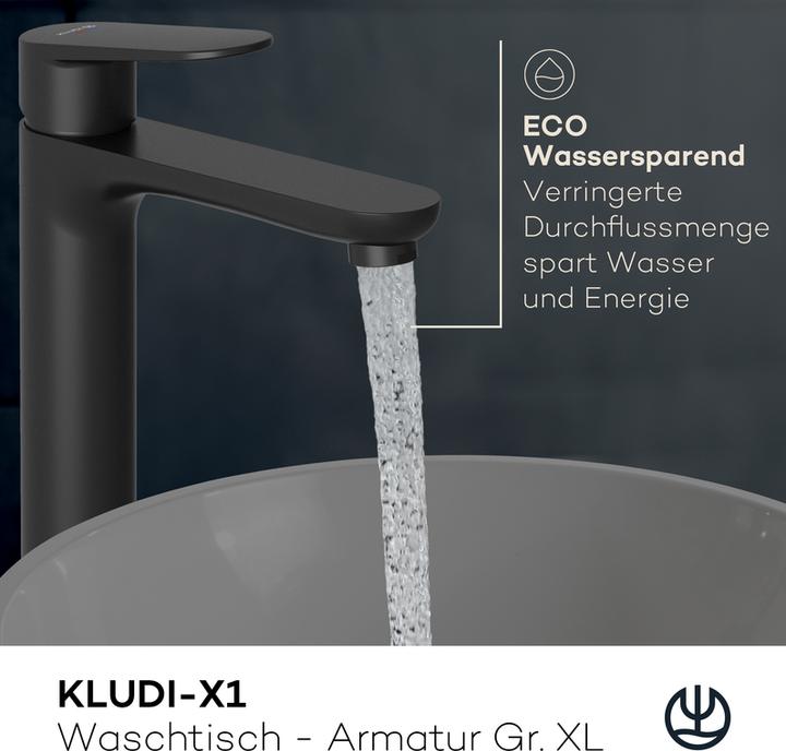Image du produit Kludi X1 Mitigeur de lavabo, taille XL, sans vidage