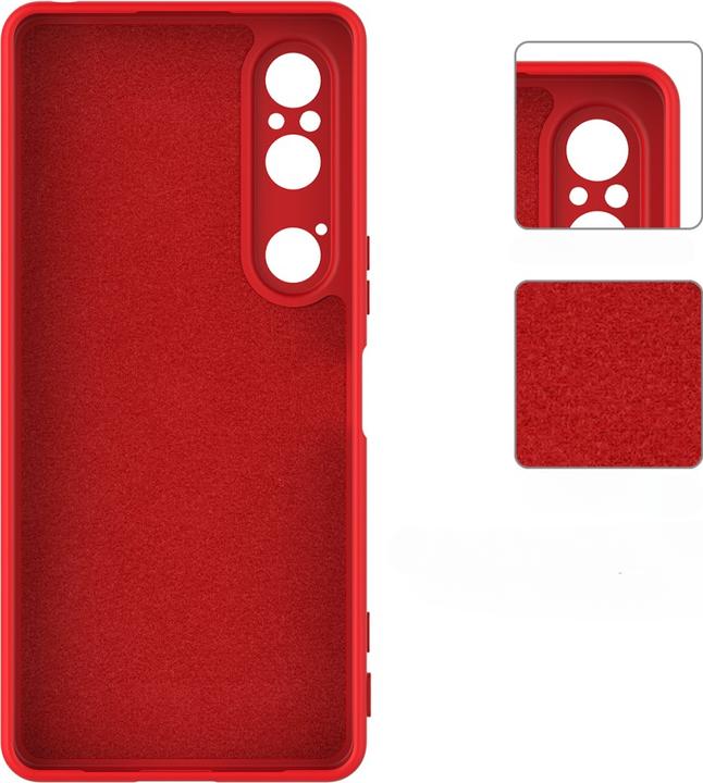 Actual product image Cover-Discount Sony Xperia 1 VI - Silicone rubber cover (Sony Xperia 1 VI)