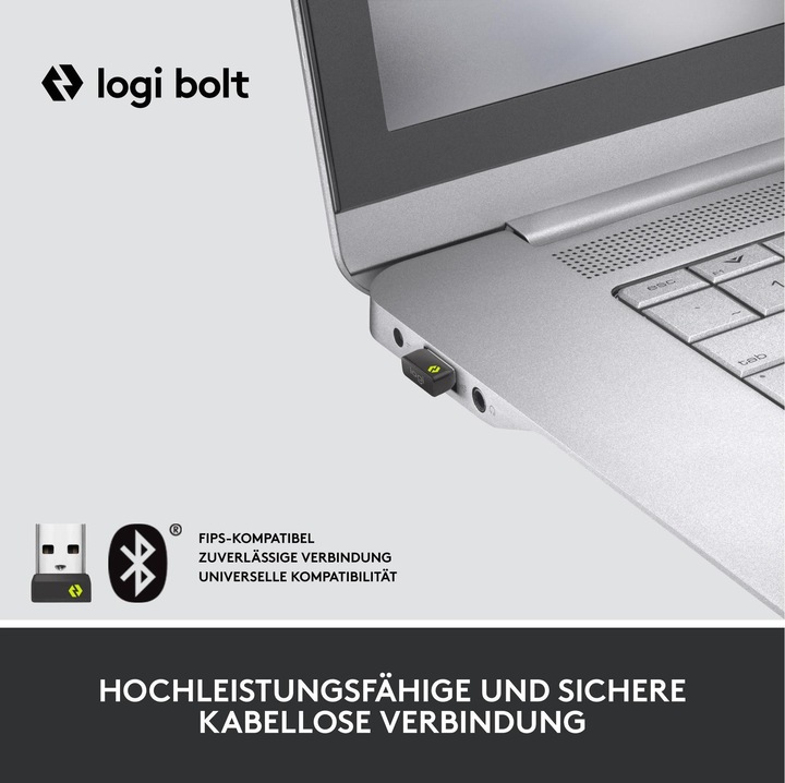 Productafbeelding Logitech Lift Voor Zaken Off-White/Lichtgrijs (Draadloze)