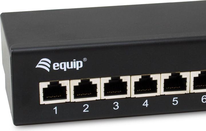 Produktbild equip Patchpanel 8x FTP 1HE Premium
