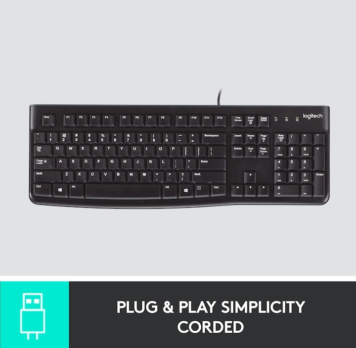 Image du produit Logitech K120 (CH, Filaire)