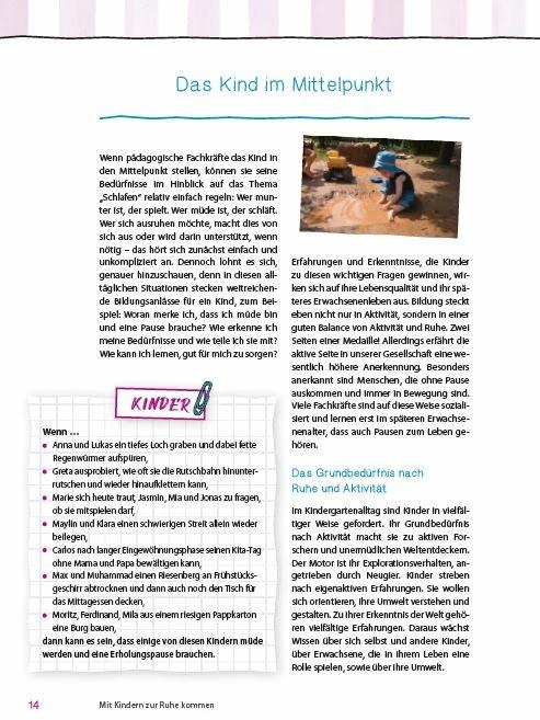 Produktbild Partizipation im Kita-Alltag leben: Mit Kindern zur Ruhe kommen (Deutsch, Christine Betz, Margit Franz, 2022)