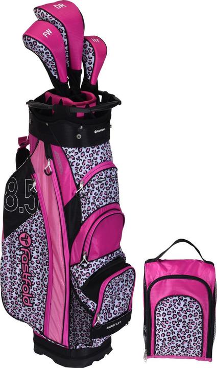 Weiss, Pink, schwarz - animal print