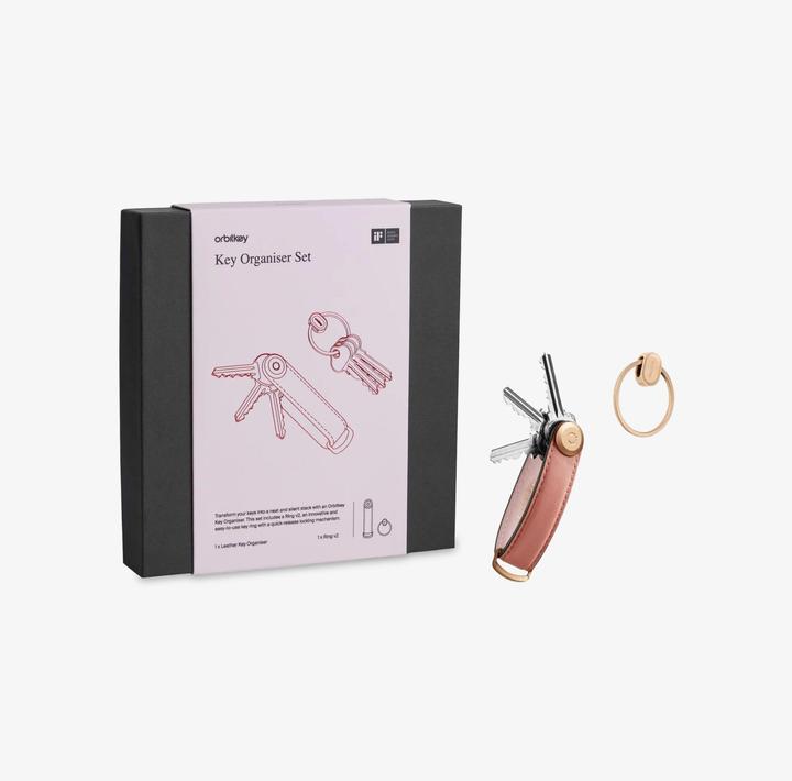 Actual product image Orbitkey Key Organiser Gift Set Light Pink