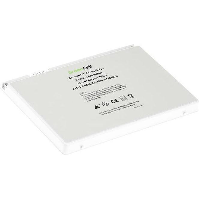 GreenCell Battery for Battery for Macbook Pro 17 A1151 2006-2008, 11.1V 6300mAh (6300 mAh), Batteria per notebook
