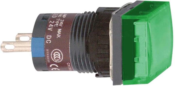 Actual product image Schneider Electric Indicator light, rectangular Ř 16, IP 65, XB6EDV3BP