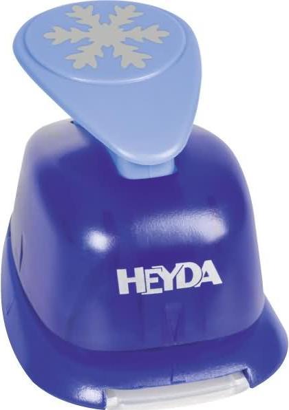 Heyda Motivstanzer für Karton bis 220g/qm gross Schneeflocke 25mm