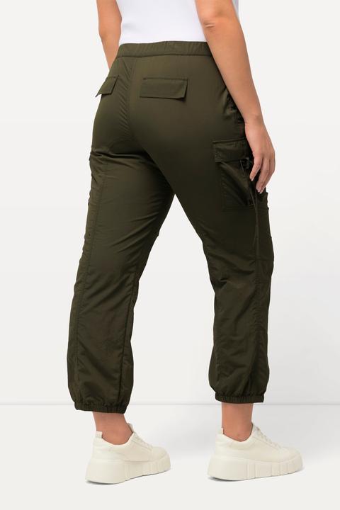 Produktbild Ulla Popken Cargohose, Utility-Style, Elastikbund, Gummisaum (50)