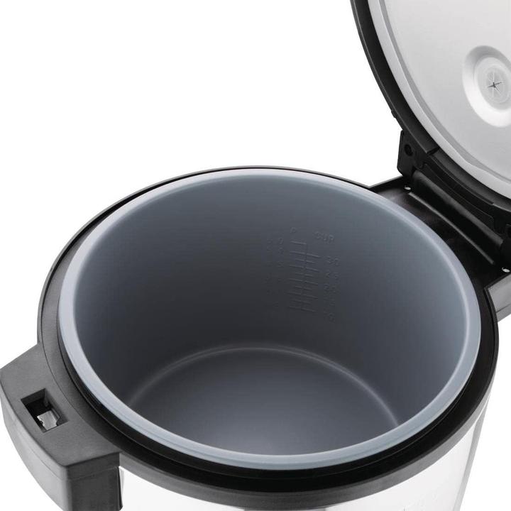 Immagine prodotto Buffalo J300 Electric Rice Cooker 6Ltr 345X460X400mm Pressure Heater Steamer Silver