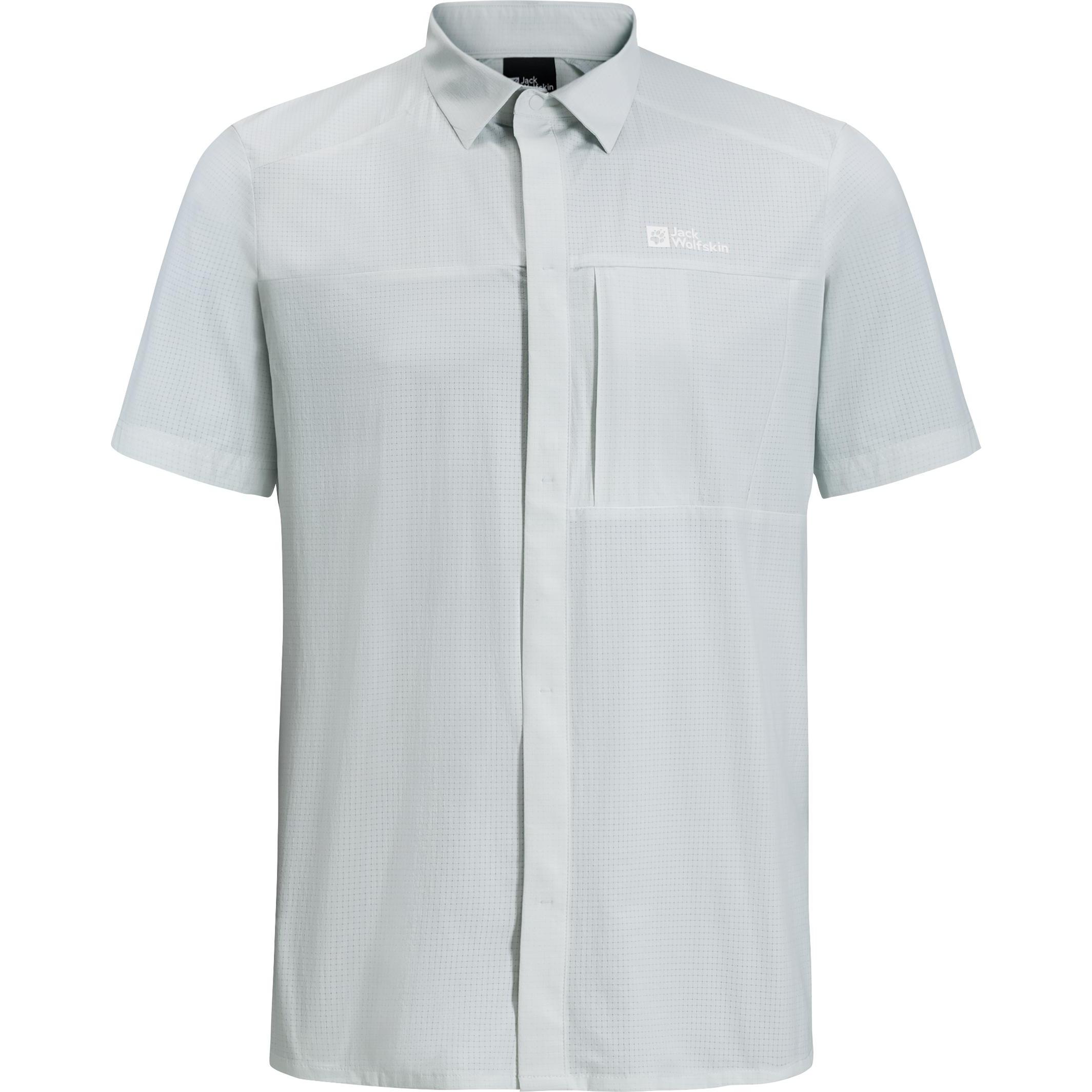 Jack Wolfskin, Herren, Hemd, Vandra S/S Shirt M, Grau, (3XL)