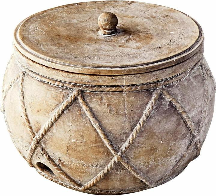 Produktbild Loberon Gartenschlauchtopf Hulcier antikbraun