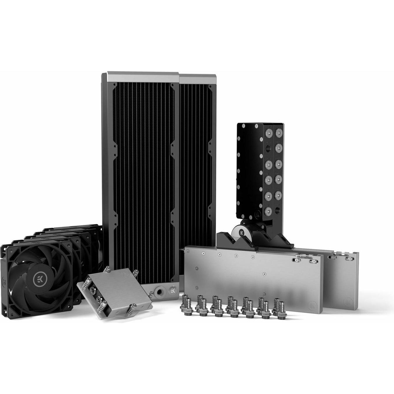 EKWB EK-Pro QDC Kit, 2xP360 1xSP5 2×6000 Ada, CPU Wasserkühler Zubehör