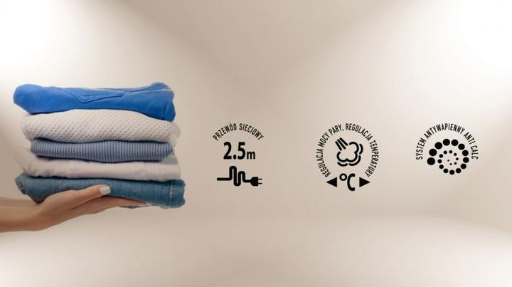 Image du produit MPM MZE-21/NS Fer à vapeur 2800 watts bleu (2800 W, 180 g/min)