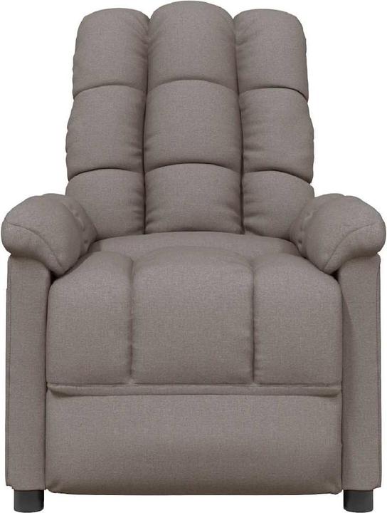 Actual product image VidaXL Massage chair taupe fabric