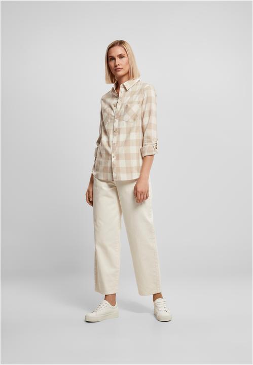 Produktbild Urban Classics Ladies Turnup Checked Flanell Shirt (5XL)