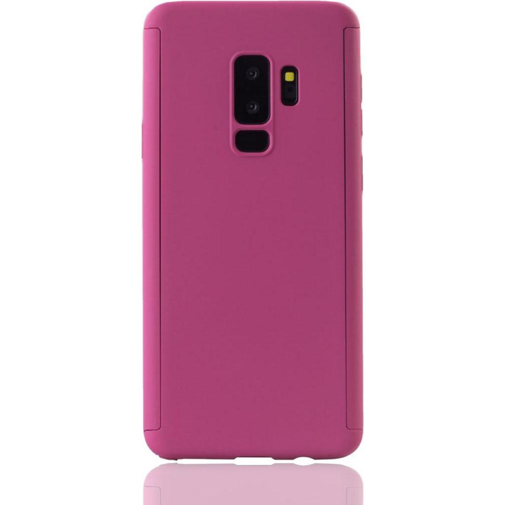 Thumbnail - König Design Hülle Handy Schutz für Samsung Galaxy S9 Plus Full Case Cover Displayschutz Pink (Samsung Galaxy S9+), Smar...