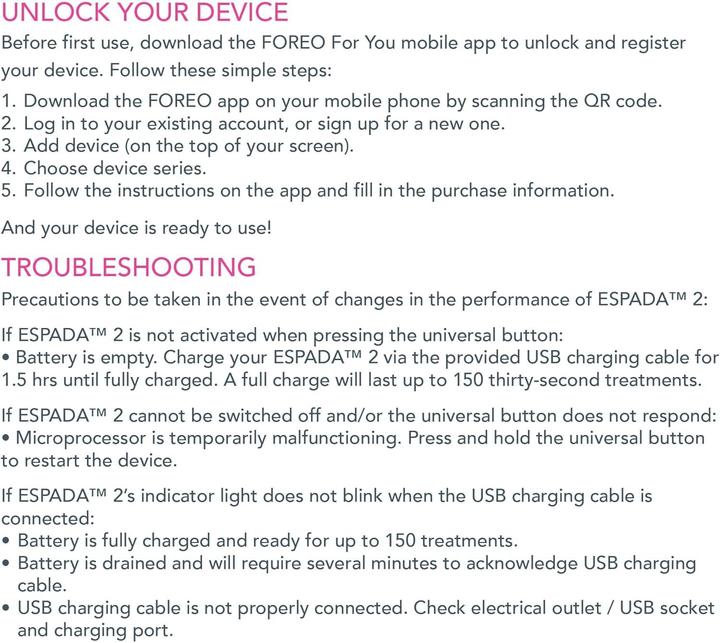 Actual product image Foreo ESPADA 2 Cobalt Blue