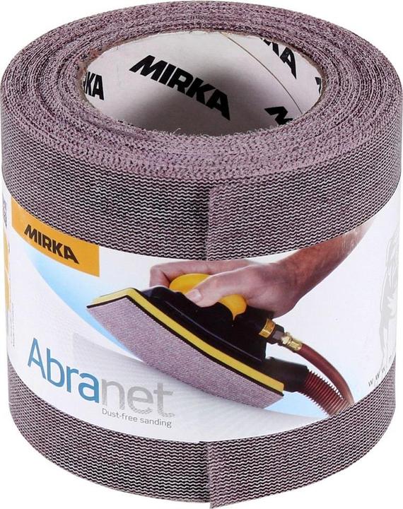 Actual product image Mirka ABRANET Sanding paper roll 115mm x 10m P120 Sanding roller Velcro ( 545BY001123R ) (P120)