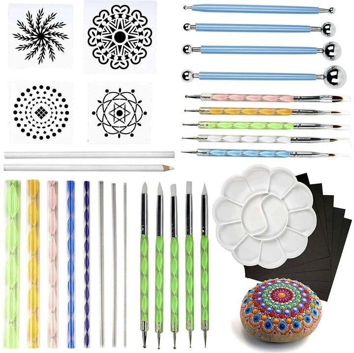 Produktbild The twiddlers Mandala Tool Kit 35-Teilig