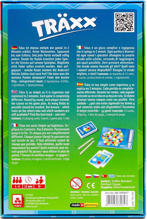 Actual product image NSV Träxx (French, German, 1 - 4 Players)