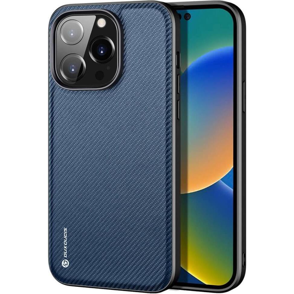 Dux Ducis Fino Series Hardcase Hülle (Apple iPhone 14 Pro), Smartphone Hülle, Blau