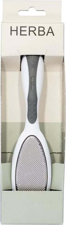 Image du produit Herba Râpe à pied avec lime grossière et fine Softtouch grise