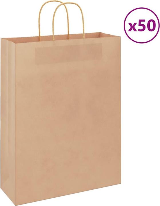 Actual product image vidaXL Papiertragetasche (50 pcs.)