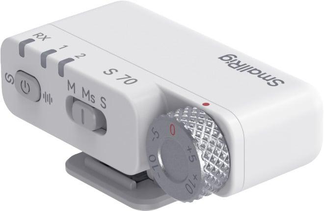 Actual product image SmallRig 5716 S 70 Wireless Microphone with Multi-Device Compatibility (White)