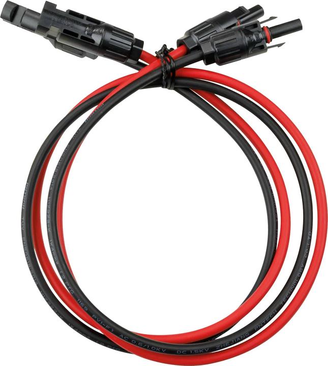 Actual product image Schwaiger Extension cable set 2x 1m (Solar connector)