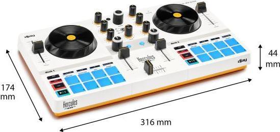 Image du produit Hercules Contrôleurs de mixage DJ Control Mix Ultra