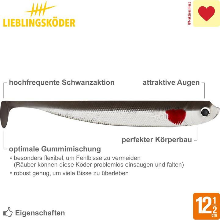 Actual product image Lieblingsköder Heartbreaker (7.50 cm)