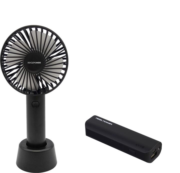 Produktbild RealPower Mobile bundle, Mobile Fan + PB-2600