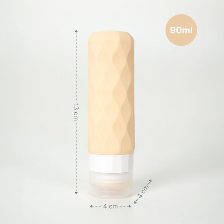 Produktbild Hermex Reiseflaschen 4er Set (Hygieneprodukt, Flüssigkeitsbeutel, Necessaire)