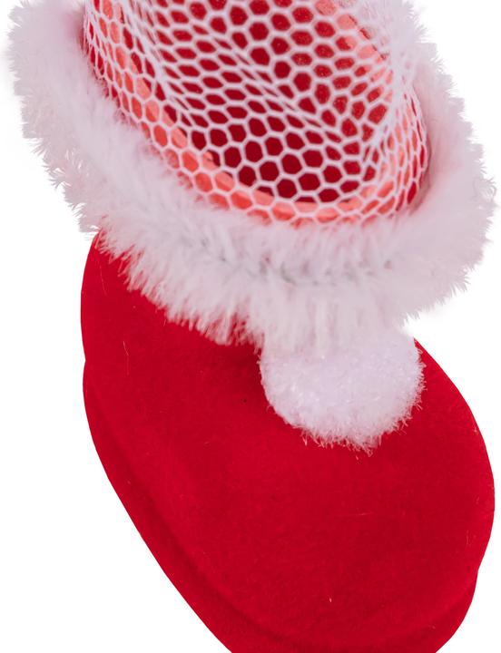 Produktbild Idena Nikolausstiefel rot beflockt 3,2x5,7x5cm