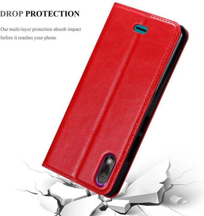Actual product image Cadorabo Book Invisible Magnet Cover (Wiko View Max)