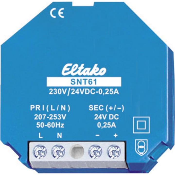 Actual product image Eltako Switching power supply 230V/24V DC-0.25A SNT61-230V/24VDC-0.25A