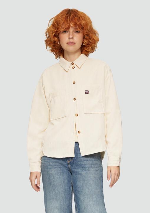 Produktbild s.Oliver Bluse Cord-Overshirt im Relaxed Fit (42)