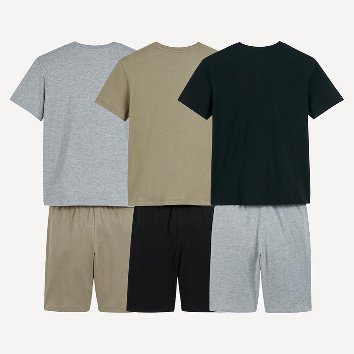 Image du produit La Redoute Collections 3er-Pack Kurzpyjamas mit Skater-Schriftzügen (164)