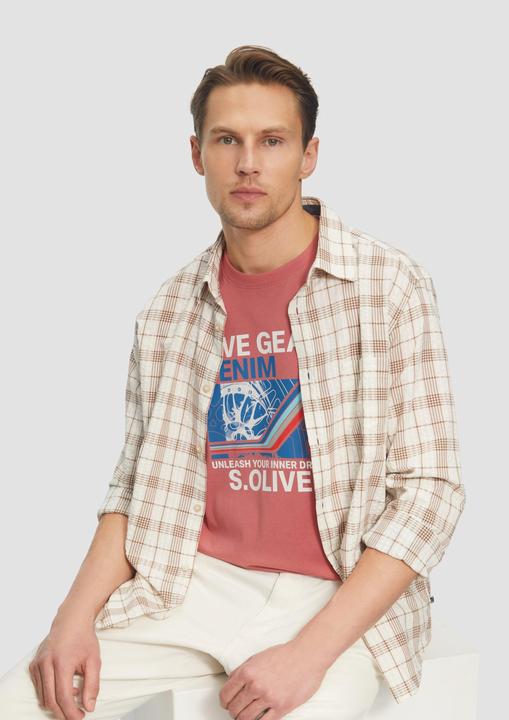 Immagine prodotto S.Oliver T-Shirt Baumwoll-T-Shirt mit Frontprint (XXL)